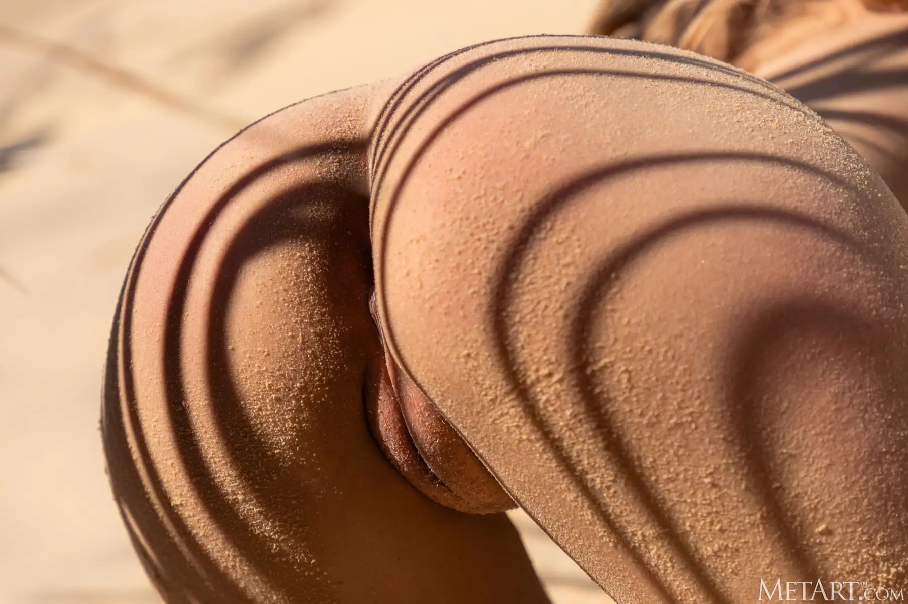 danny_metart_3 Plan rapproché de la modèle Danny sur la plage